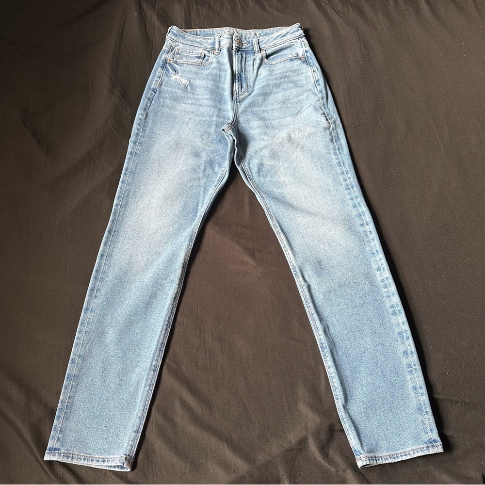 American Eagle High Rise Mom Jean Size 4 Long (No. 3367)